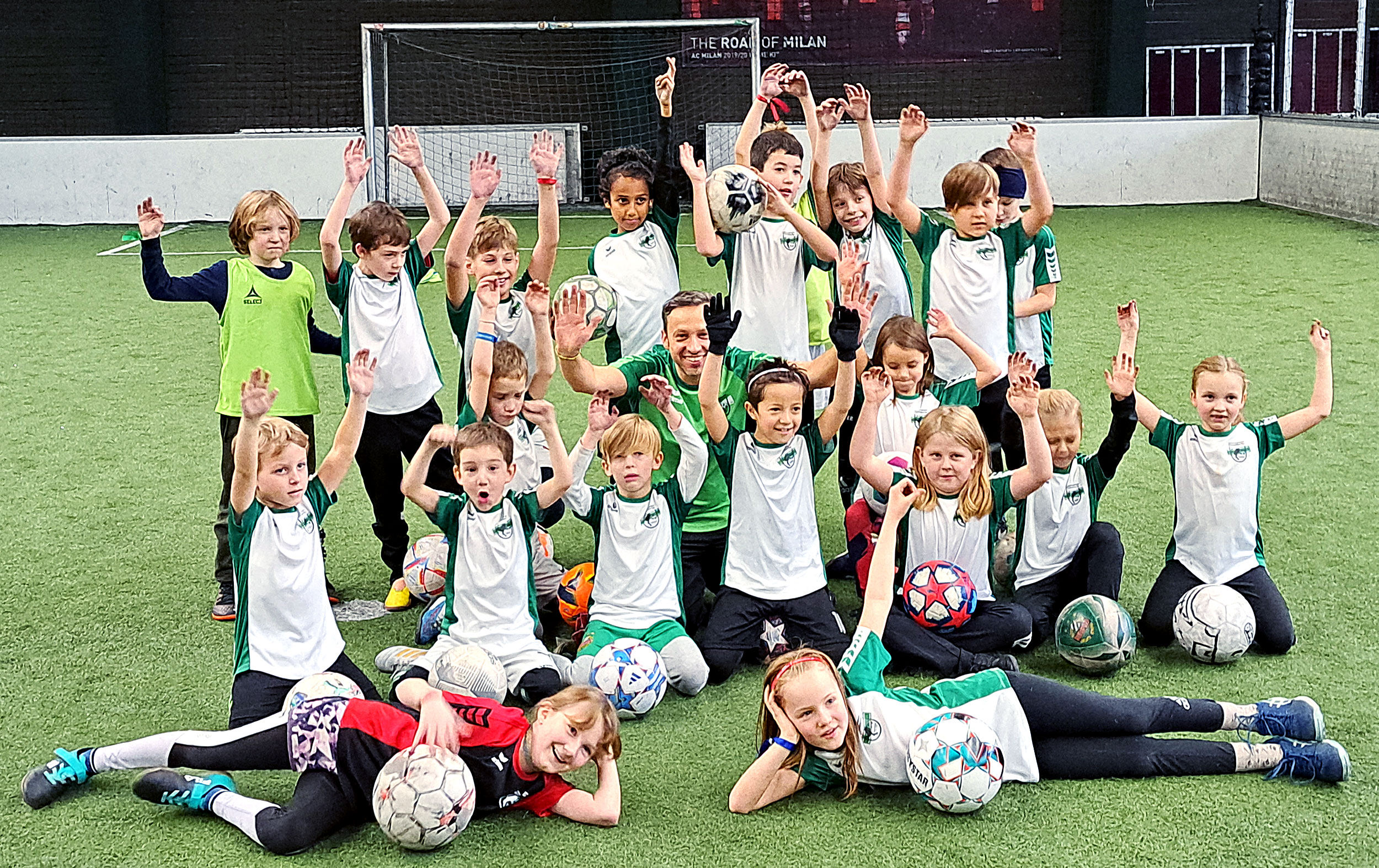 Mannschaftsfoto Jubel